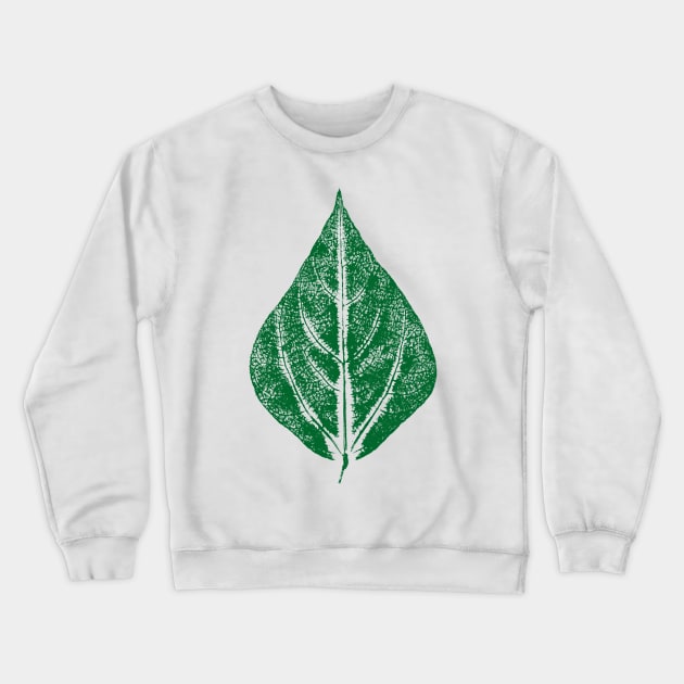 Bean Leaf Crewneck Sweatshirt by Nikokosmos